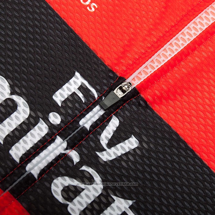 2020 Maillot Cyclisme S.L. Benfica Rouge Noir Manches Courtes et Cuissard