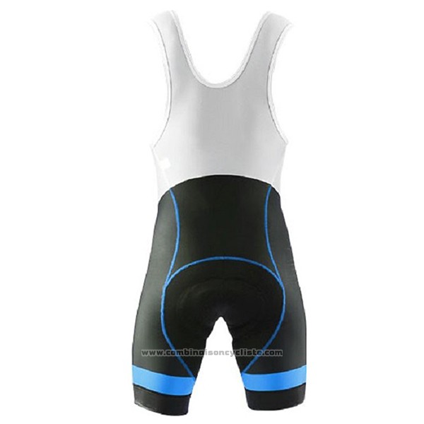 2017 Maillot Cyclisme Biemme Identity Noir et Bleu Manches Courtes et Cuissard