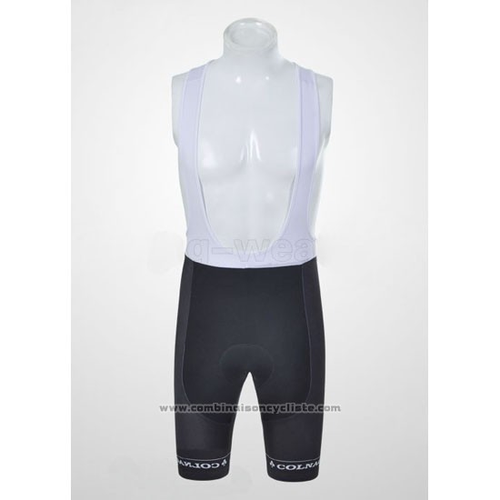 2011 Maillot Cyclisme Colnago Noir et Blanc Manches Courtes et Cuissard