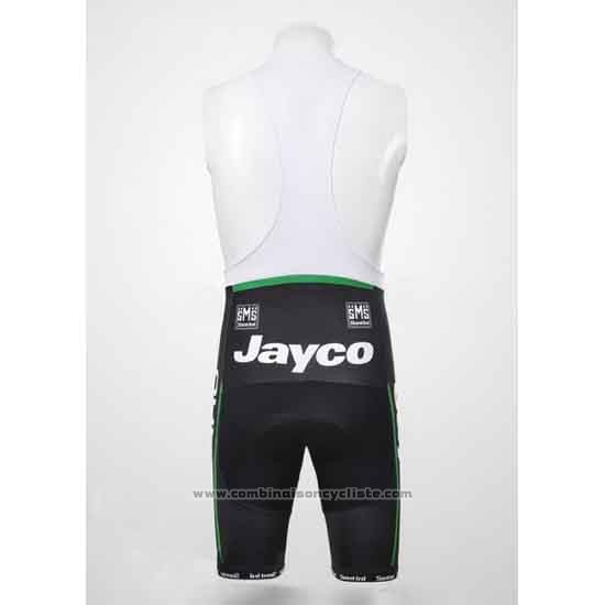 2012 Maillot Cyclisme GreenEDGE Noir et Vert Manches Courtes et Cuissard
