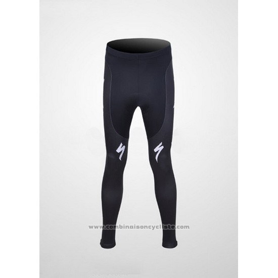 2011 Maillot Cyclisme HTC Highroad Noir et Blanc Manches Longues et Cuissard