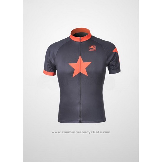 2010 Maillot Cyclisme Johnnys Orange et Noir Manches Courtes et Cuissard