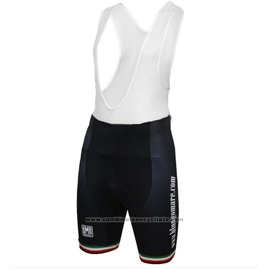 2018 Maillot Cyclisme Lungomare Noir et Jaune Manches Courtes et Cuissard