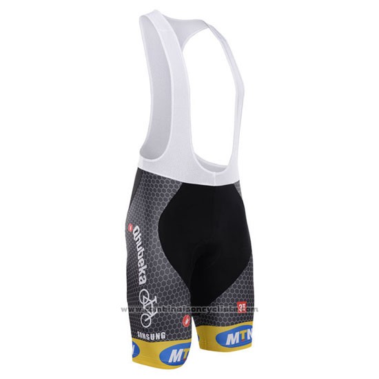 2015 Maillot Cyclisme MTN Noir et Blanc Manches Courtes et Cuissard