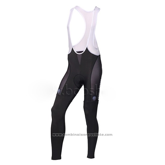 2014 Maillot Cyclisme Multivan Merida Vert et Blanc Manches Longues et Cuissard