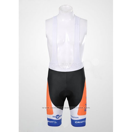 2012 Maillot Cyclisme Rabobank Bleu et Blanc Manches Courtes et Cuissard