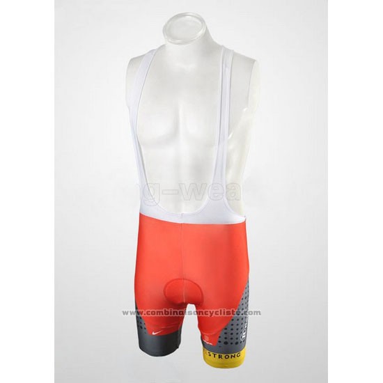 2010 Maillot Cyclisme Radioshack Orange et Gris Manches Courtes et Cuissard
