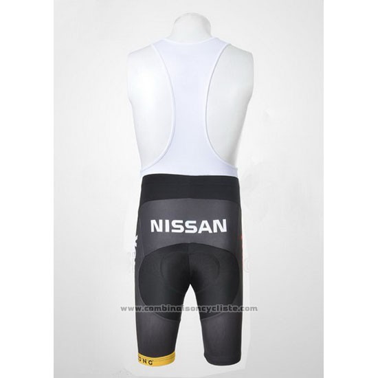 2011 Maillot Cyclisme Radioshack Noir et Blanc Manches Courtes et Cuissard