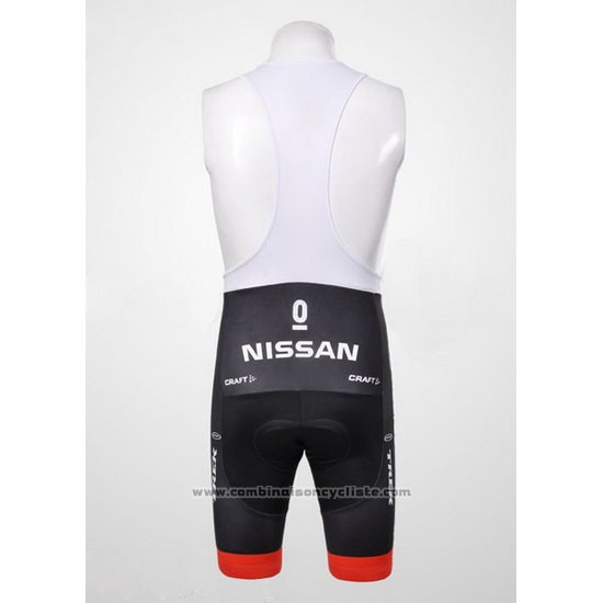 2012 Maillot Cyclisme Radioshack Noir et Blanc Manches Courtes et Cuissard