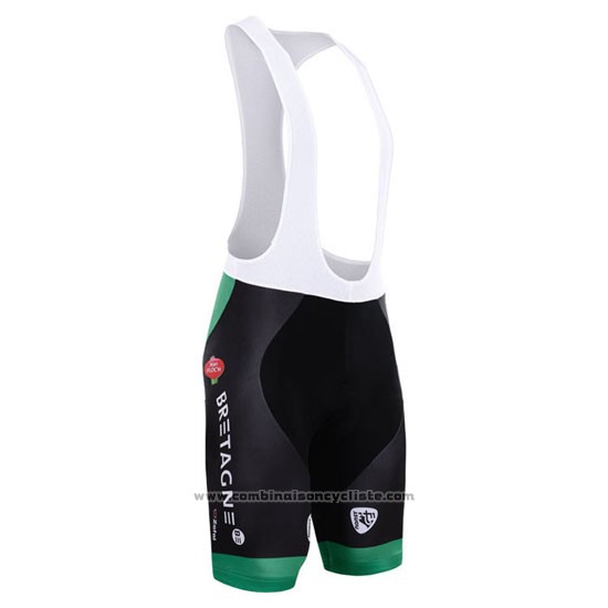 2015 Maillot Cyclisme Seche Noir et Vert Manches Courtes et Cuissard