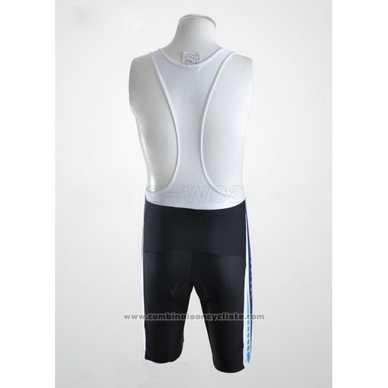 2011 Maillot Cyclisme Subaru Azur et Blanc Manches Courtes et Cuissard