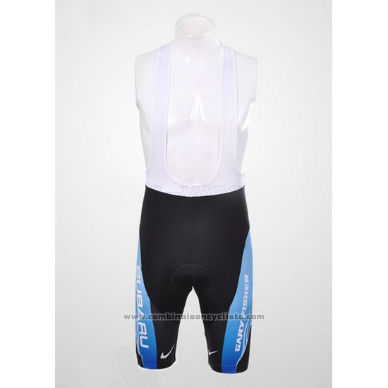 2011 Maillot Cyclisme Subaru Azur et Noir Manches Courtes et Cuissard