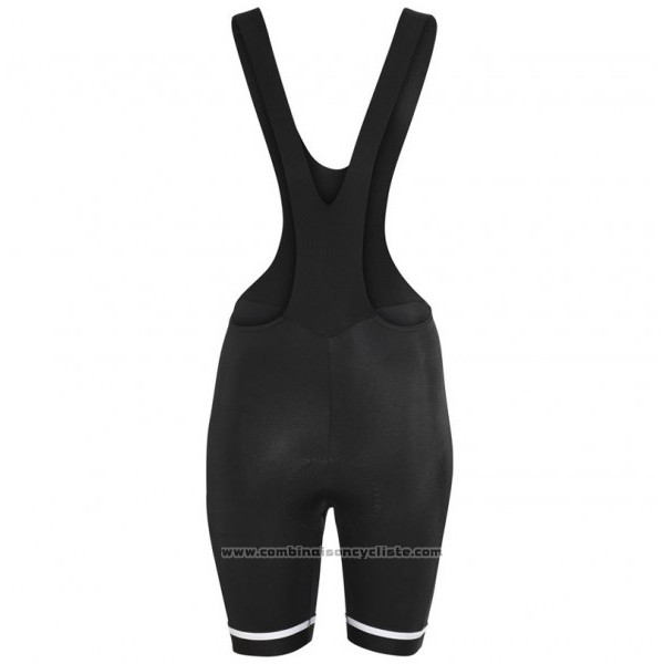 2017 Maillot Cyclisme Femme Etxeondo Neo Noir et Blanc Manches Courtes et Cuissard