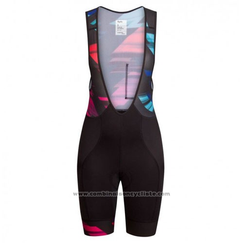 2016 Maillot Cyclisme Femme Canyon Noir et Rouge Manches Courtes et Cuissard