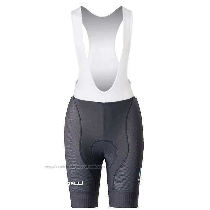 2023 Maillot Cyclisme Castelli Maratona Dles Dolomites-enel Noir Manches Courtes et Cuissard
