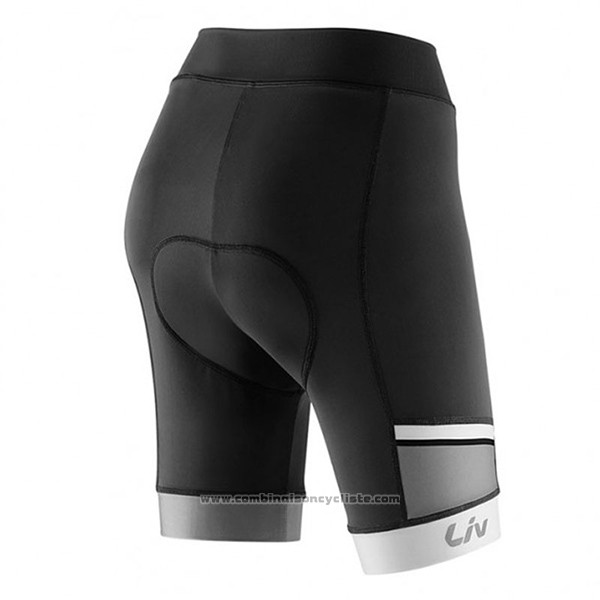 2017 Maillot Cyclisme Femme Liv Pro Noir Manches Courtes et Cuissard