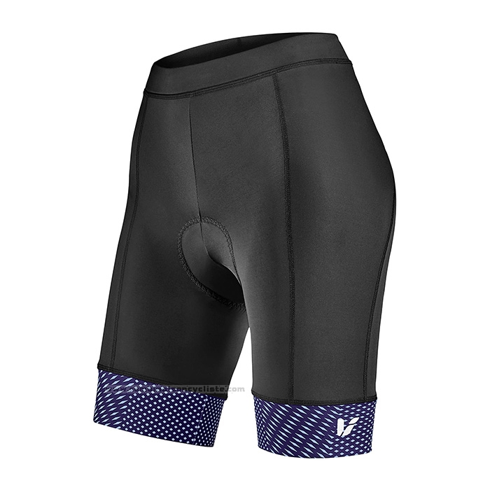 2022 Maillot Cyclisme Femme Liv Profond Bleu Manches Courtes et Cuissard