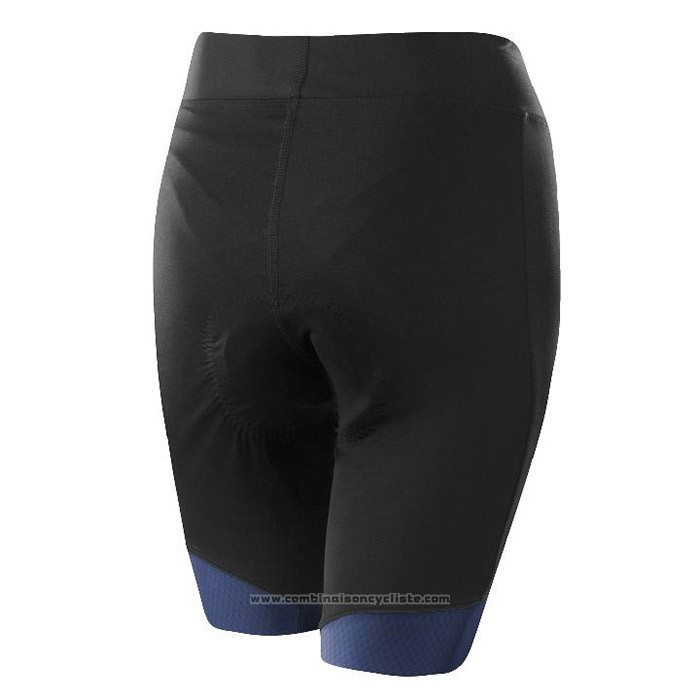 2020 Maillot Cyclisme Femme Loffler Rose Bleu Noir Manches Courtes et Cuissard