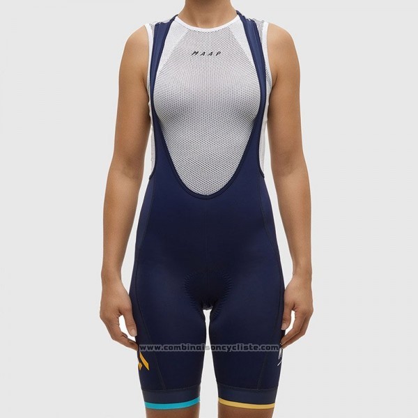 2017 Maillot Cyclisme Femme Maap X Ella Noir Manches Courtes et Cuissard