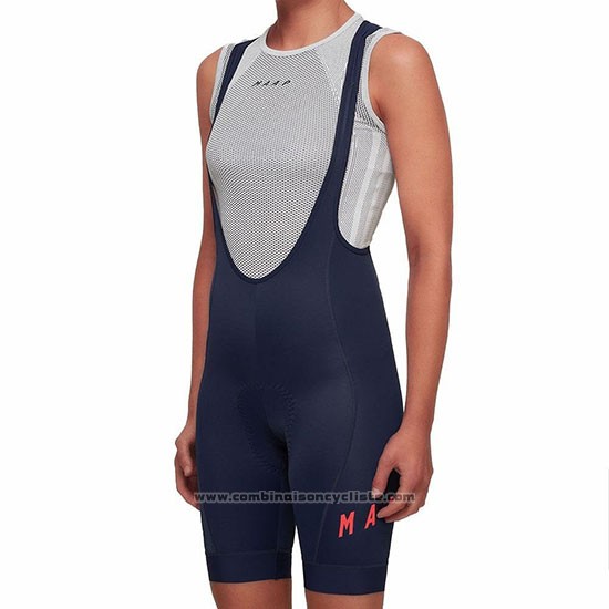 2019 Maillot Cyclisme Femme Maap Nationals Noir Manches Courtes et Cuissard