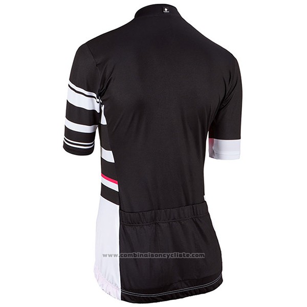 2017 Maillot Cyclisme Femme Nalini Dolomiti Noir Manches Courtes et Cuissard