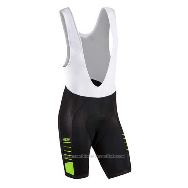 2017 Maillot Cyclisme Femme Nalini Noir et Blanc Manches Courtes et Cuissard