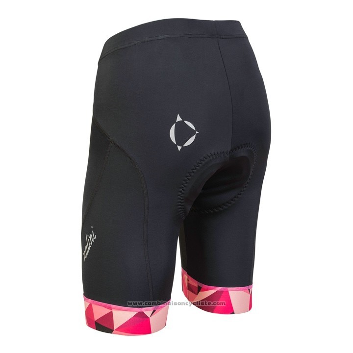 2018 Maillot Cyclisme Femme Nalini Chic Rouge Manches Courtes et Cuissard