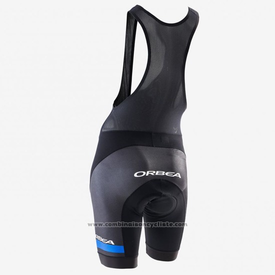 2016 Maillot Cyclisme Femme Orbea Bleu et Noir Manches Courtes et Cuissard