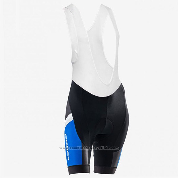 2017 Maillot Cyclisme Femme Orbea Bleu et Blanc Manches Courtes et Cuissard