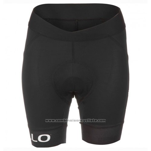 2016 Maillot Cyclisme Femme Pinarello Noir et Fuchsia Manches Courtes et Cuissard