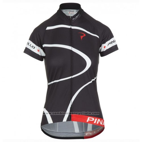 2016 Maillot Cyclisme Femme Pinarello Rouge et Blanc Manches Courtes et Cuissard