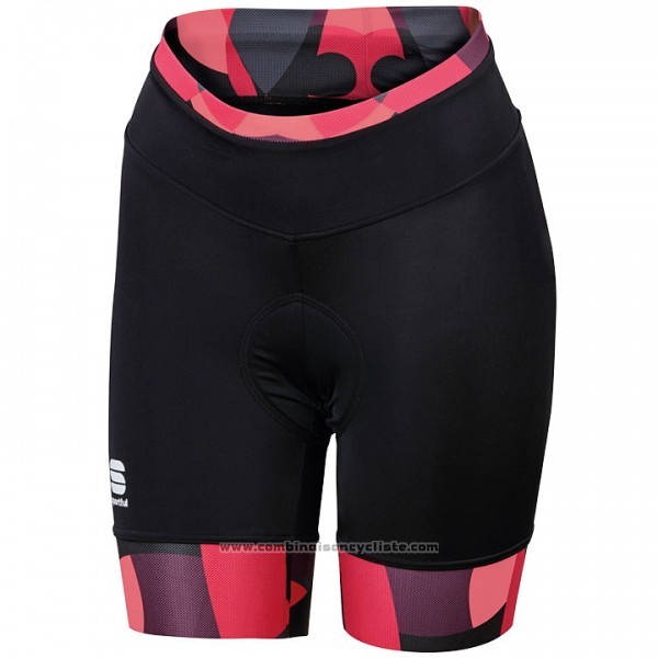 2017 Maillot Cyclisme Sportful Primavera Noir et Rouge Manches Courtes et Cuissard