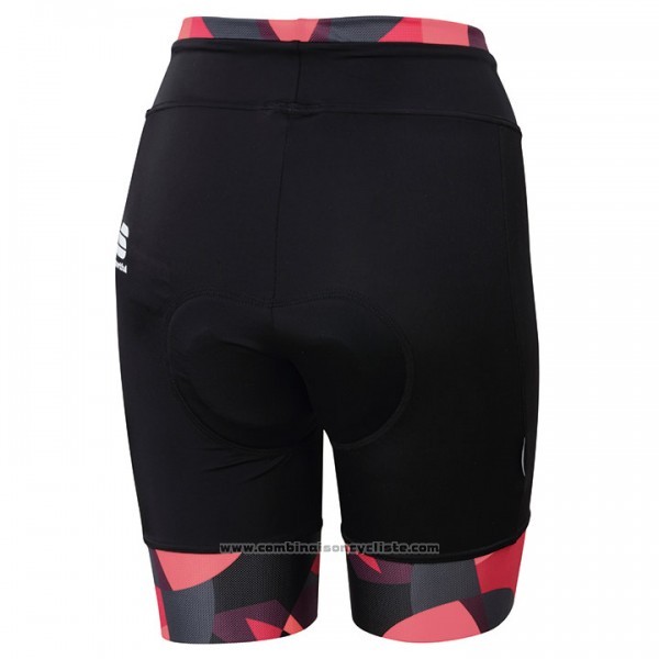 2017 Maillot Cyclisme Sportful Primavera Noir et Rouge Manches Courtes et Cuissard