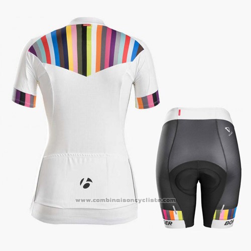 2016 Maillot Cyclisme Trek Orange et Blanc Manches Courtes et Cuissard