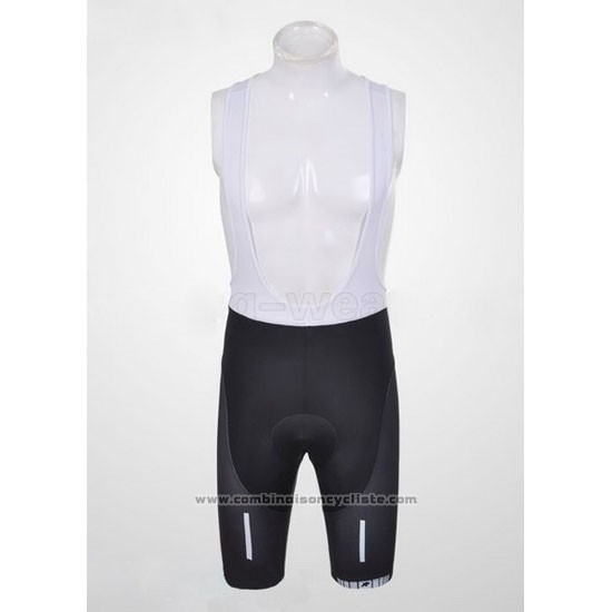 2011 Maillot Cyclisme Assos Blanc et Noir Manches Courtes et Cuissard