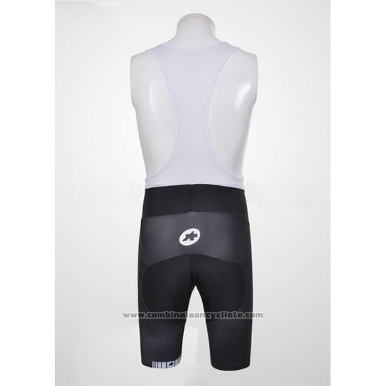2011 Maillot Cyclisme Assos Blanc et Rouge Manches Courtes et Cuissard