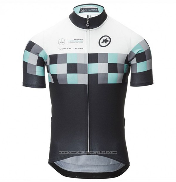 2017 Maillot Cyclisme Assos Noir Manches Courtes et Cuissard