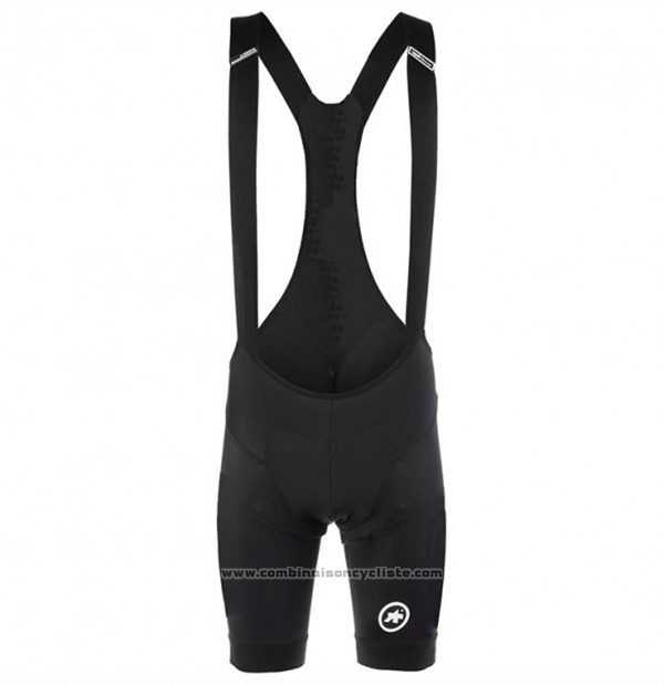 2017 Maillot Cyclisme Assos Noir Manches Courtes et Cuissard