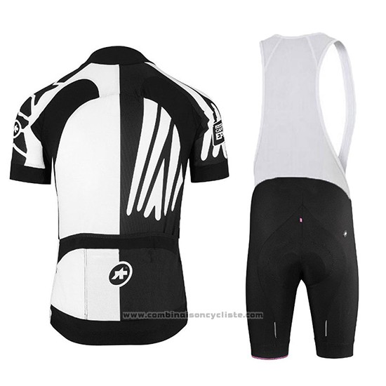 2018 Maillot Cyclisme Assos SS.Capeepicxc Blanc Manches Courtes et Cuissard