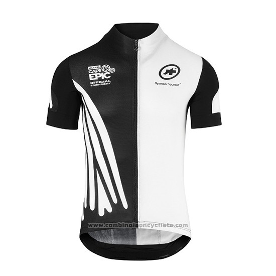 2018 Maillot Cyclisme Assos SS.Capeepicxc Blanc Manches Courtes et Cuissard