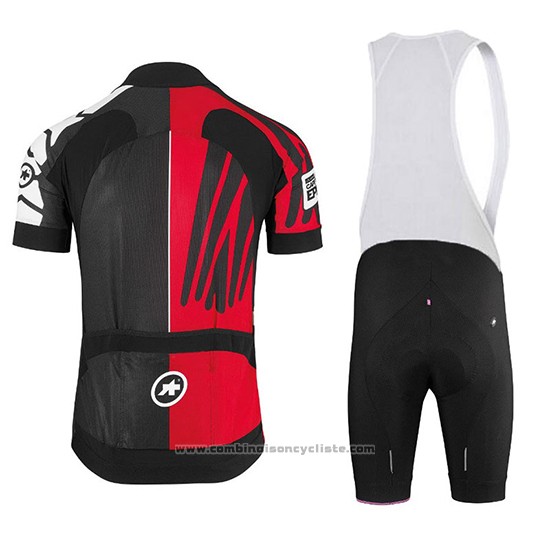 2018 Maillot Cyclisme Assos SS.Capeepicxc Rouge Manches Courtes et Cuissard