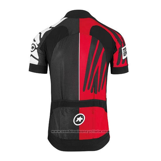 2018 Maillot Cyclisme Assos SS.Capeepicxc Rouge Manches Courtes et Cuissard