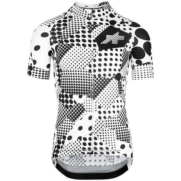 2020 Maillot Cyclisme Assos Erlkoenig Noir Blanc Manches Courtes et Cuissard