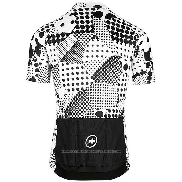 2020 Maillot Cyclisme Assos Erlkoenig Noir Blanc Manches Courtes et Cuissard