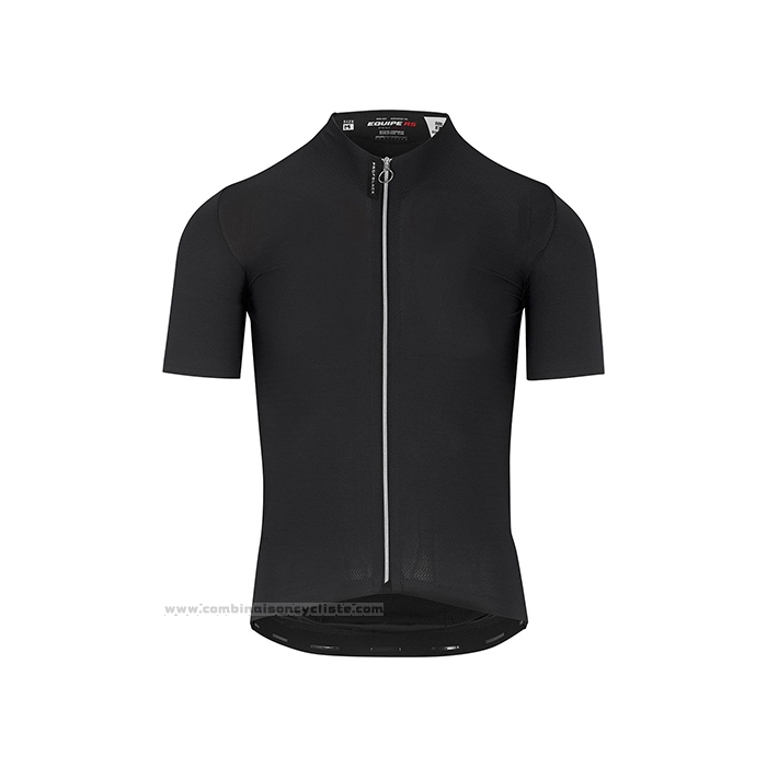 2021 Maillot Cyclisme Assos Noir Manches Courtes et Cuissard