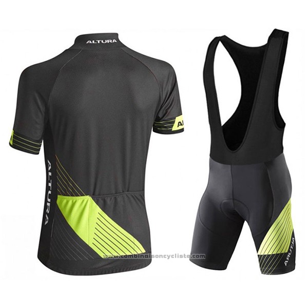 2017 Maillot Cyclisme Altura Sportive Noir Manches Courtes et Cuissard