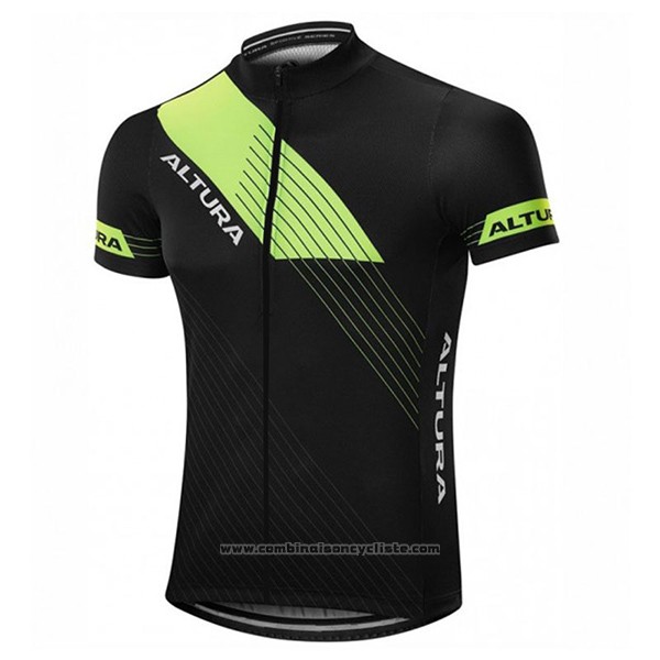 2017 Maillot Cyclisme Altura Sportive Noir Manches Courtes et Cuissard