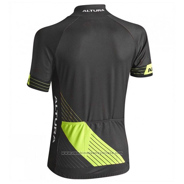 2017 Maillot Cyclisme Altura Sportive Noir Manches Courtes et Cuissard