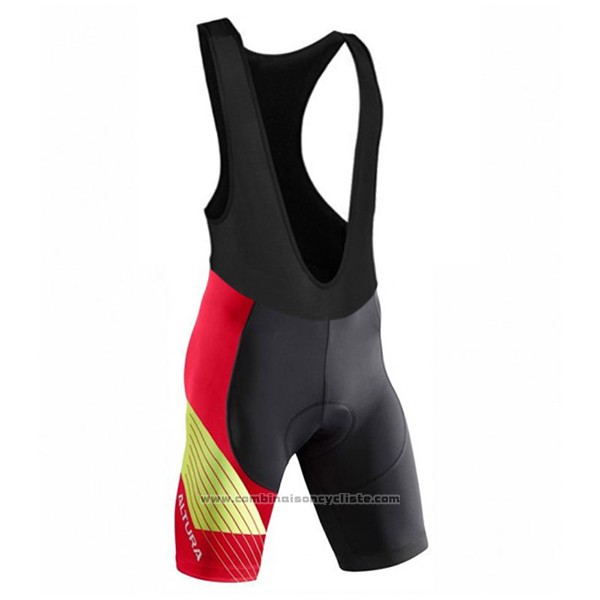 2017 Maillot Cyclisme Altura Sportive Rouge Manches Courtes et Cuissard