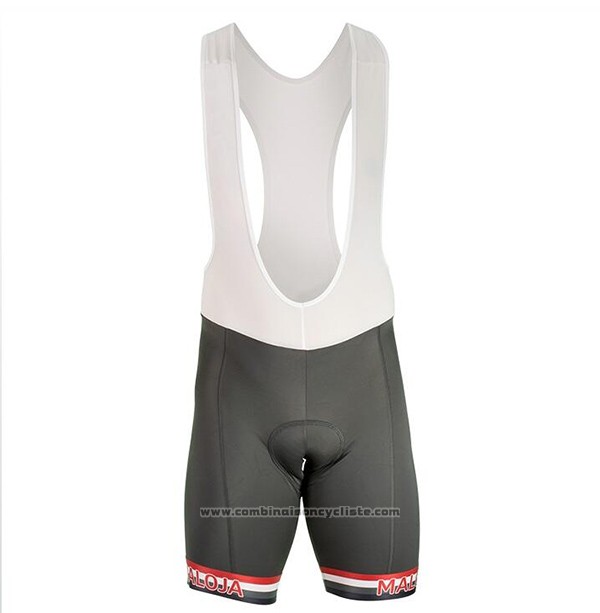 2017 Maillot Cyclisme Maloja Marron Manches Courtes et Cuissard